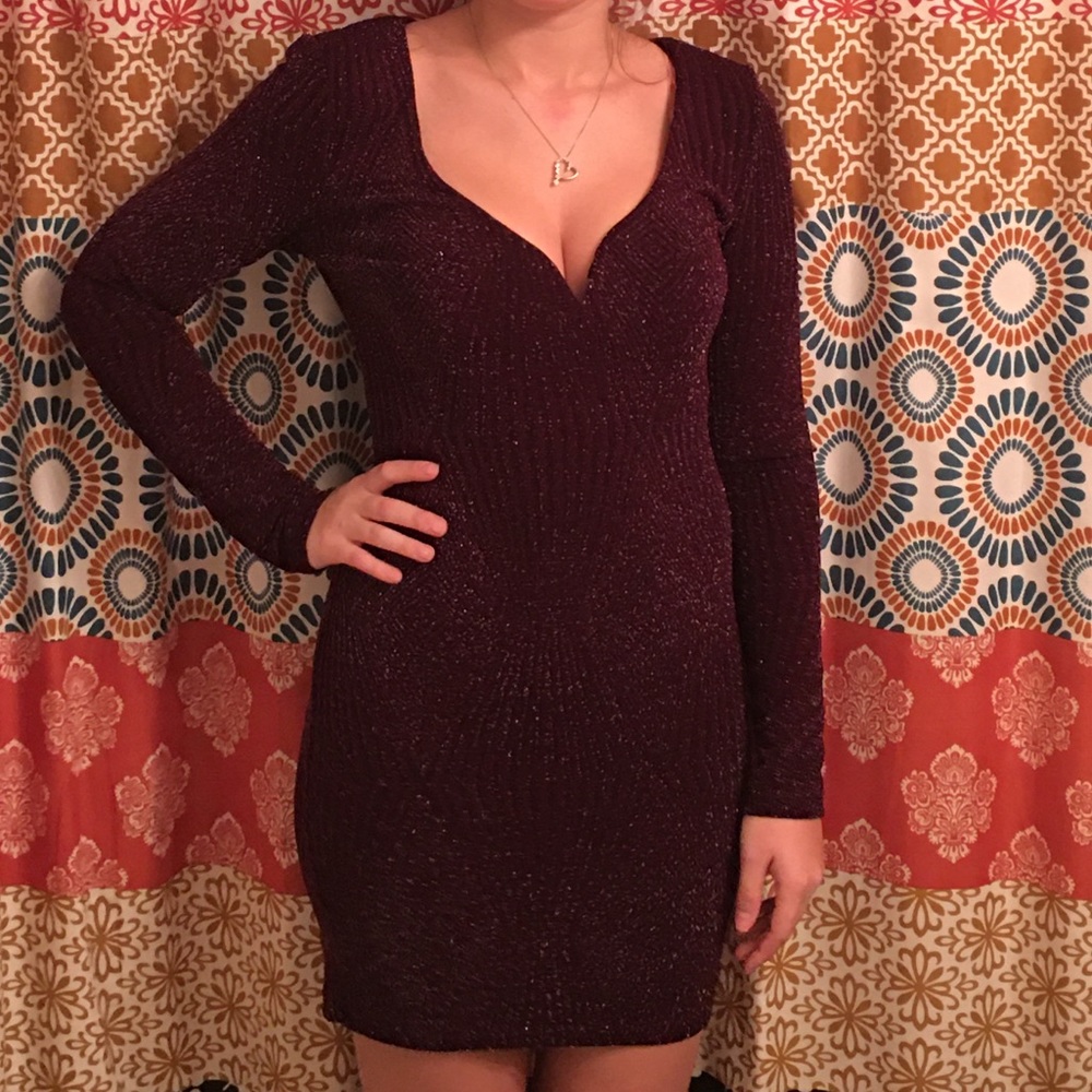 Short Purple Dress